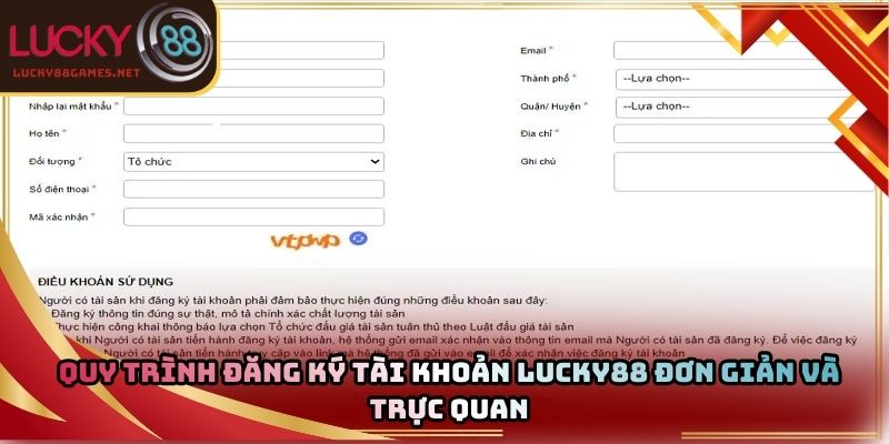 Quy trình đăng ký tài khoản Lucky88 đơn giản và trực quan