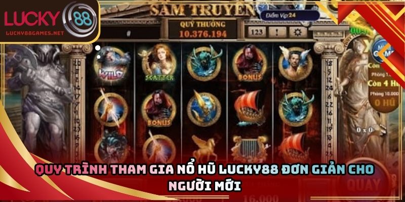 Quy trình tham gia nổ hũ Lucky88 đơn giản cho người mới