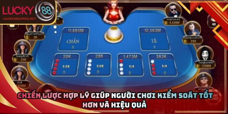 Chiến lược hợp lý giúp người chơi kiểm soát tốt hơn và hiệu quả